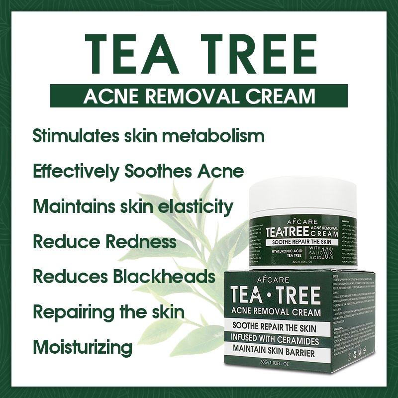 Natural Non Greasy Face Cream Cruelty-free Repair & Moisturizing and Ceramide & Tea Tree Acne Cream On The Face