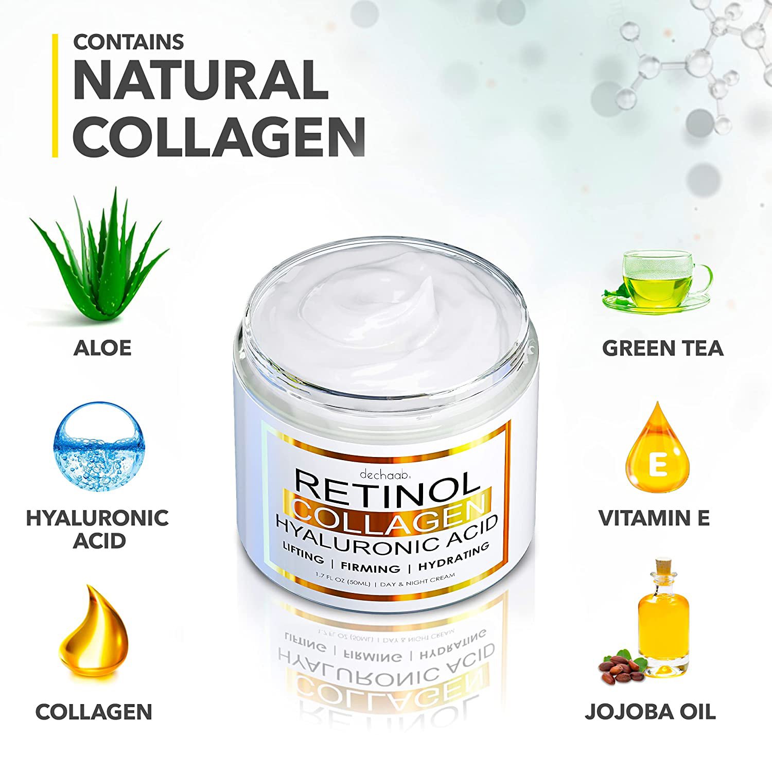 Moisturizing Snail Peptides Facial Anti Ageing Anti Wrinkle Retinol Face Cream