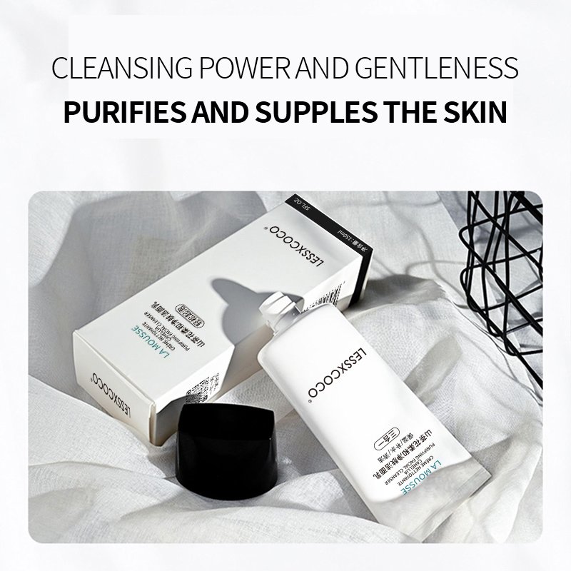 Private Label Face Cleanser Gentle Rich Foam Deep Face Wash Oil Blemish Control Hydrating Camellia Purify Facial Cleanser