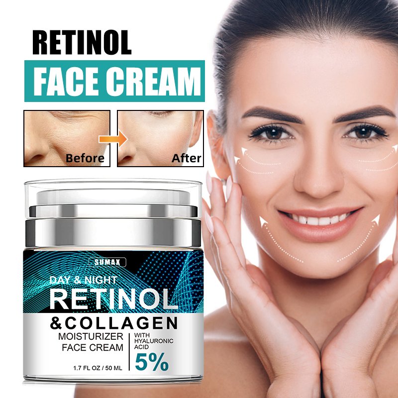 Naturals Retinol Anti Aging Cream Combats Wrinkles Fine Lines Uneven Skin Tone Rough Texture