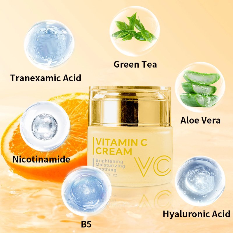 Skin care products Tranexamid Acid Vc Hyaluronic Acid Nicotinamide Even Skin Tone Brightening Fade Spots Face Cream