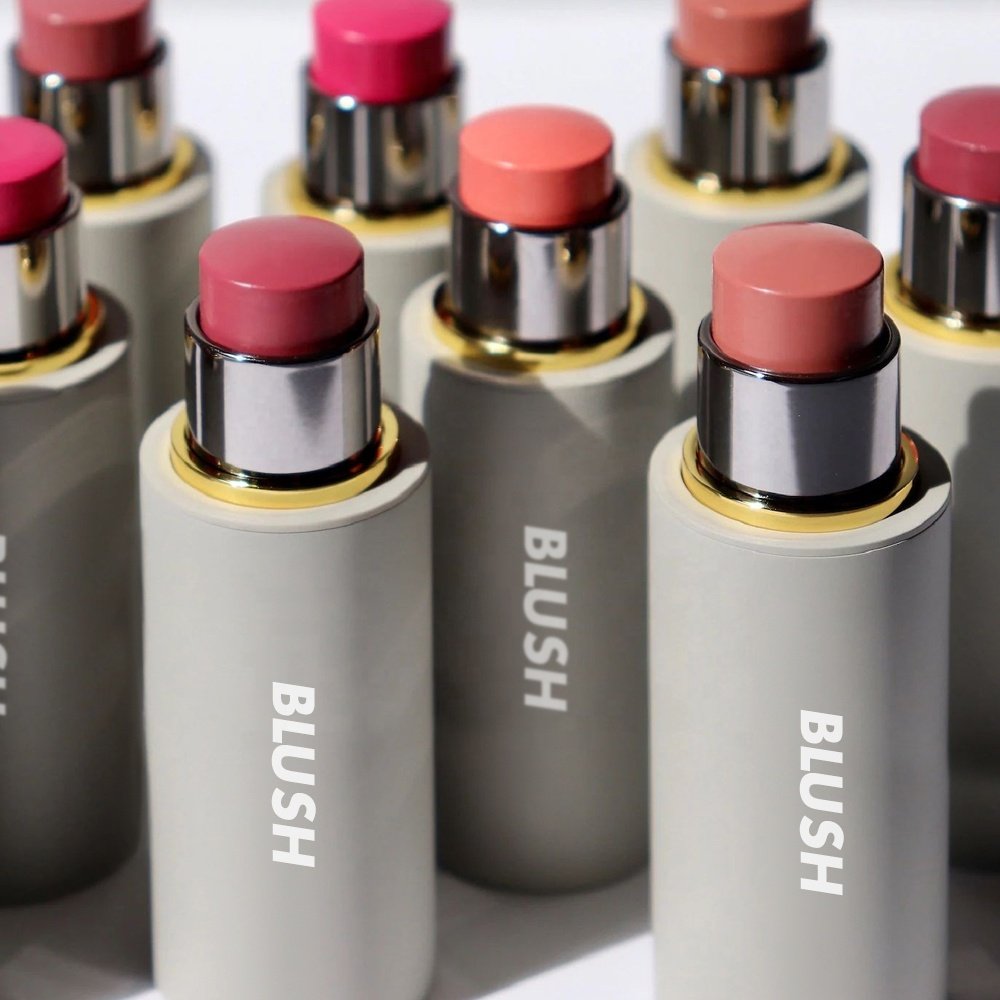 High Quality Cosmetics Vegan Cruelty Free Lip and Cheek Tint Waterproof Highlight Blusher Stick Private Label Face Cream Blush