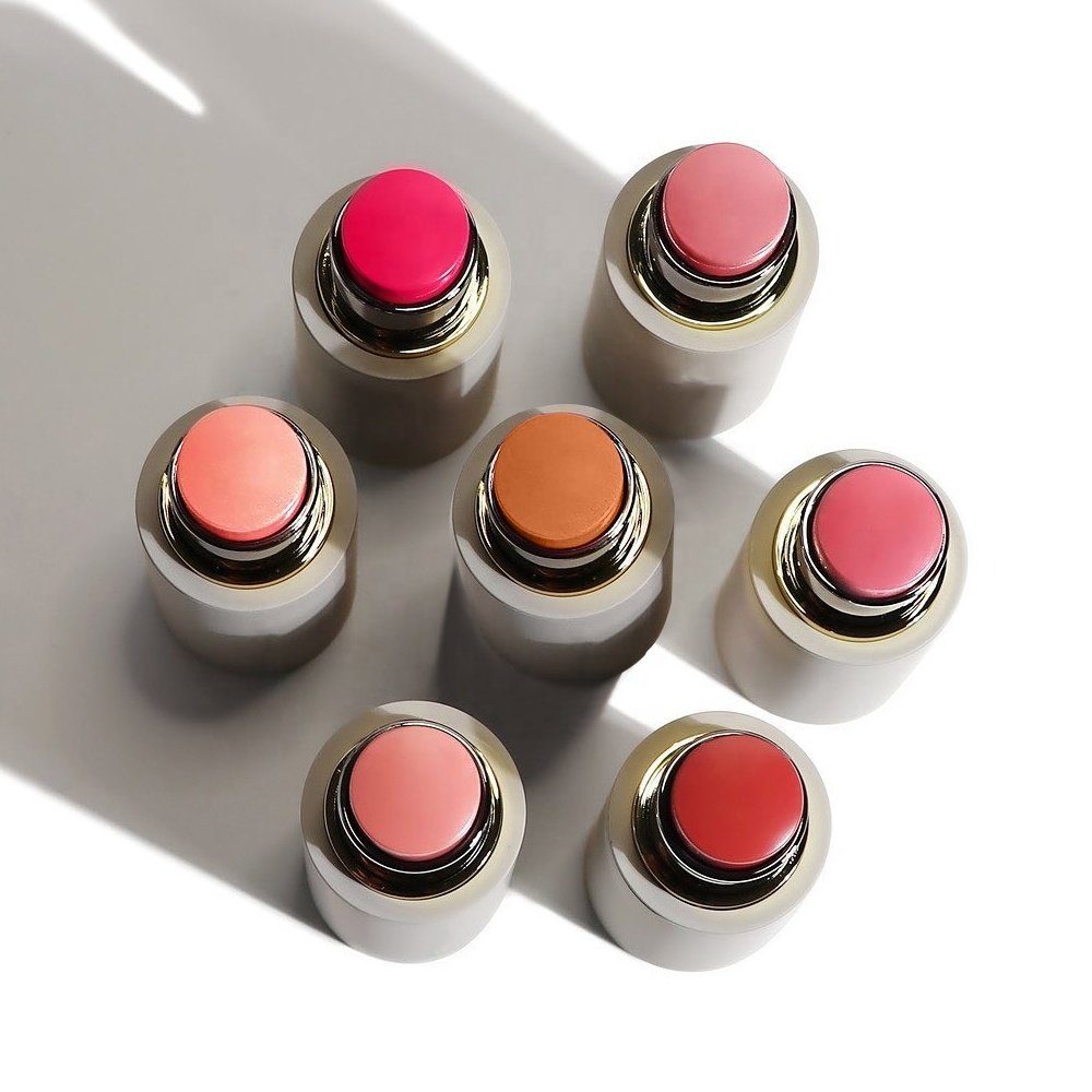 High Quality Cosmetics Vegan Cruelty Free Lip and Cheek Tint Waterproof Highlight Blusher Stick Private Label Face Cream Blush