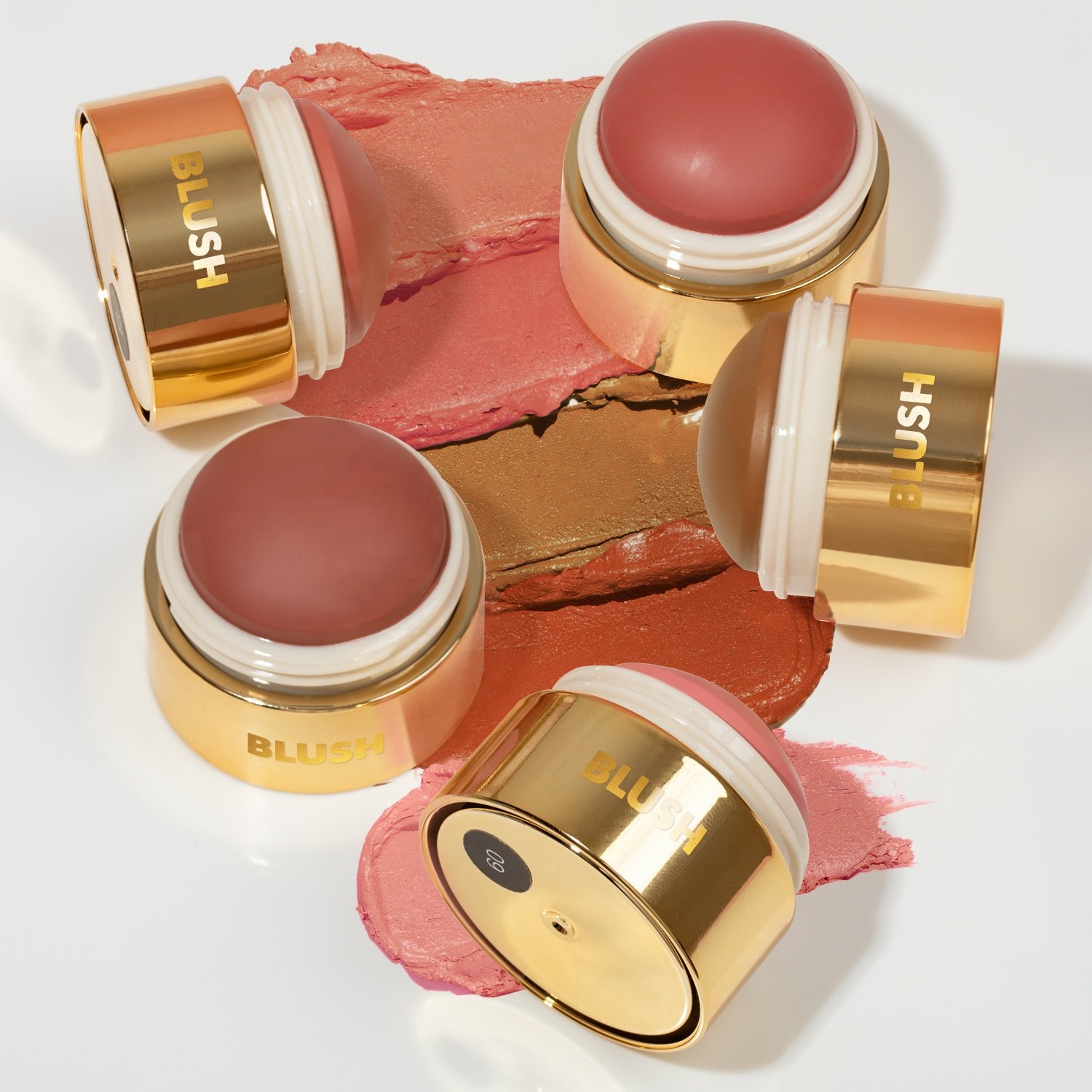Wholesale Multi-Use Lip Cheek Tint Blush High Pigmented Vegan Face Makeup Private Label Bronzer&Highlighters Creamy Blush