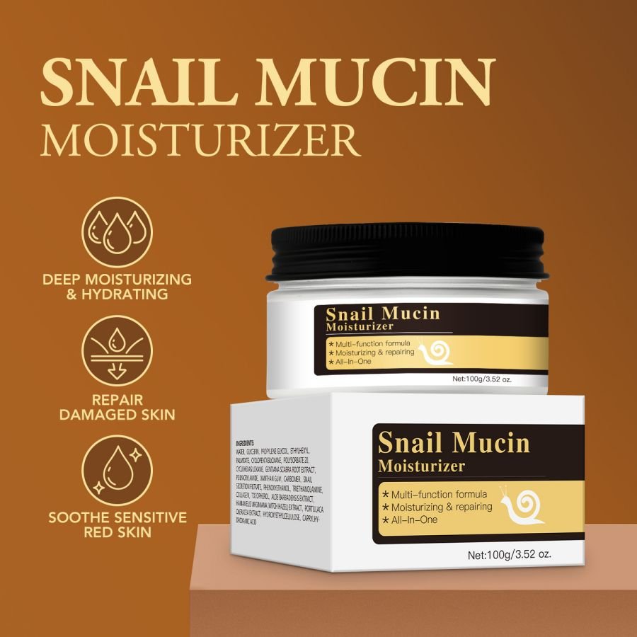 SNAIL MUCIN 100g Face Cream Moisturizer Reduce Wrinkles Repair Skin Firming Whitening Anti Aging Snail Face Cream