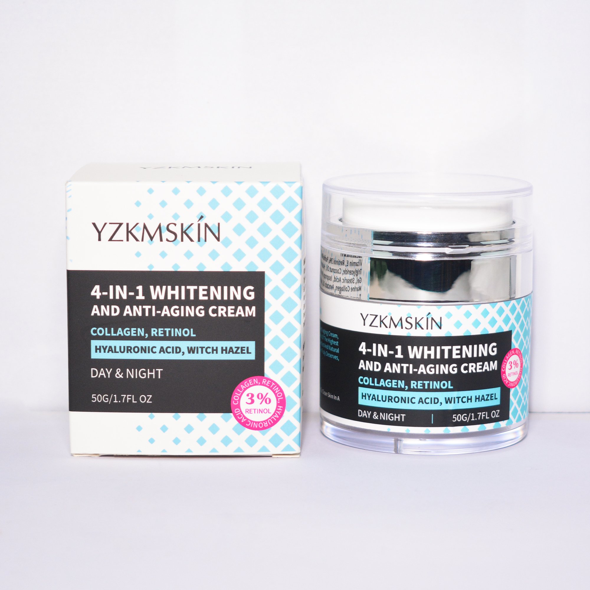 1.7 oz 50ml wholesalers natural facial skin glowing repair pigmentation removal moisturizer whitening anti aging face cream