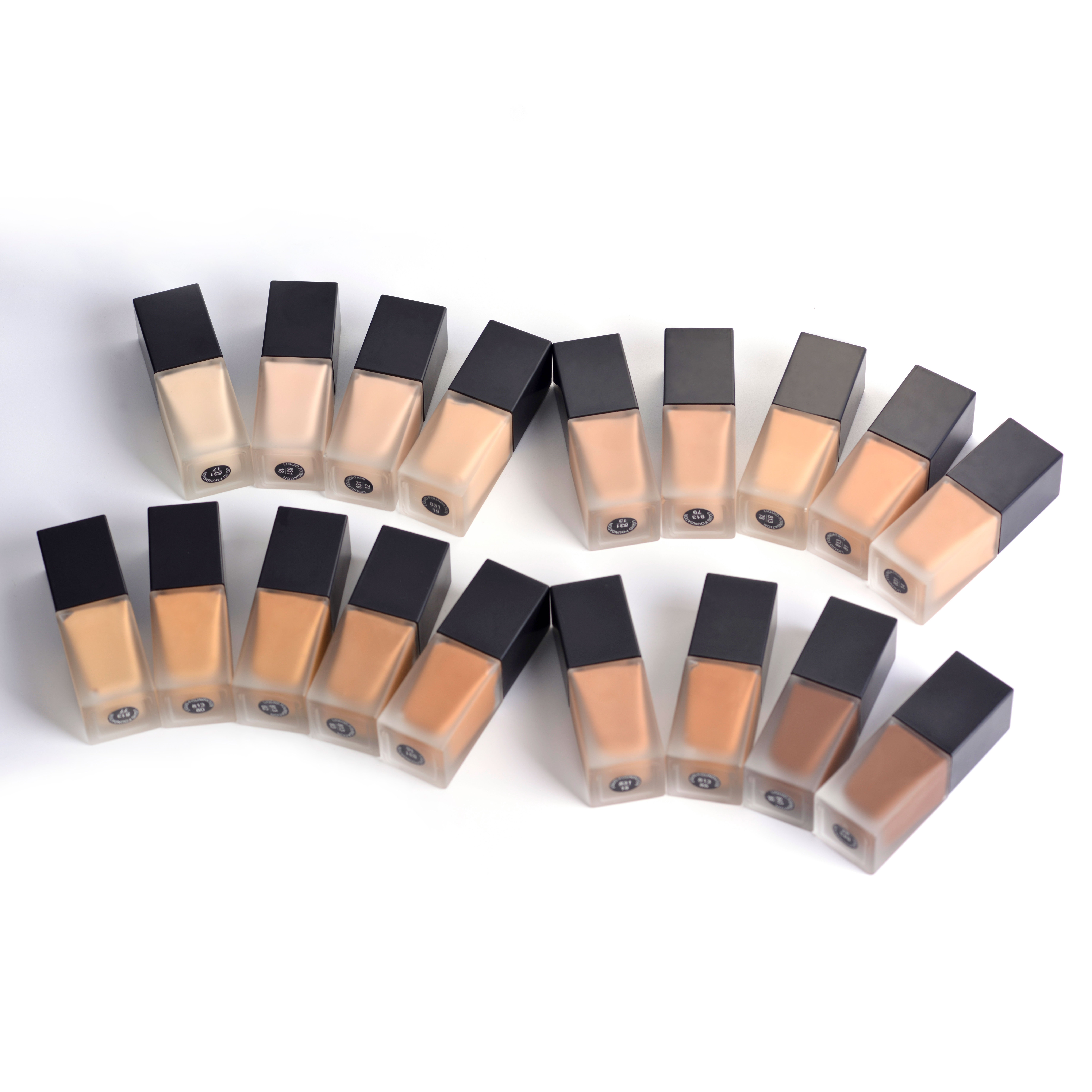 Custom Logo Makeup Vegan Sunscreen Waterproof Long Lasting Full Coverage Private Label Liquid Matte Foundation For Black Women