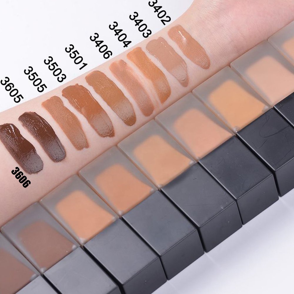 Custom Logo Makeup Vegan Sunscreen Waterproof Long Lasting Full Coverage Private Label Liquid Matte Foundation For Black Women