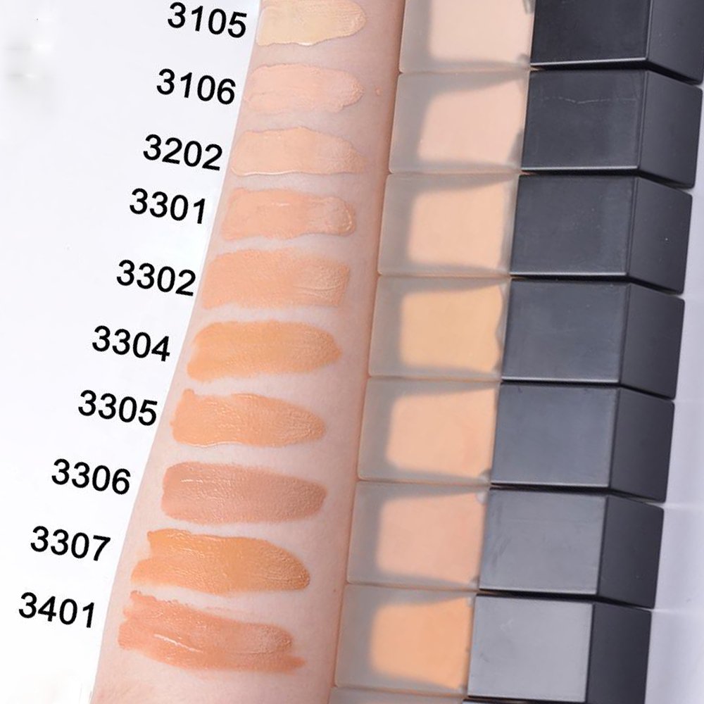 Custom Logo Makeup Vegan Sunscreen Waterproof Long Lasting Full Coverage Private Label Liquid Matte Foundation For Black Women