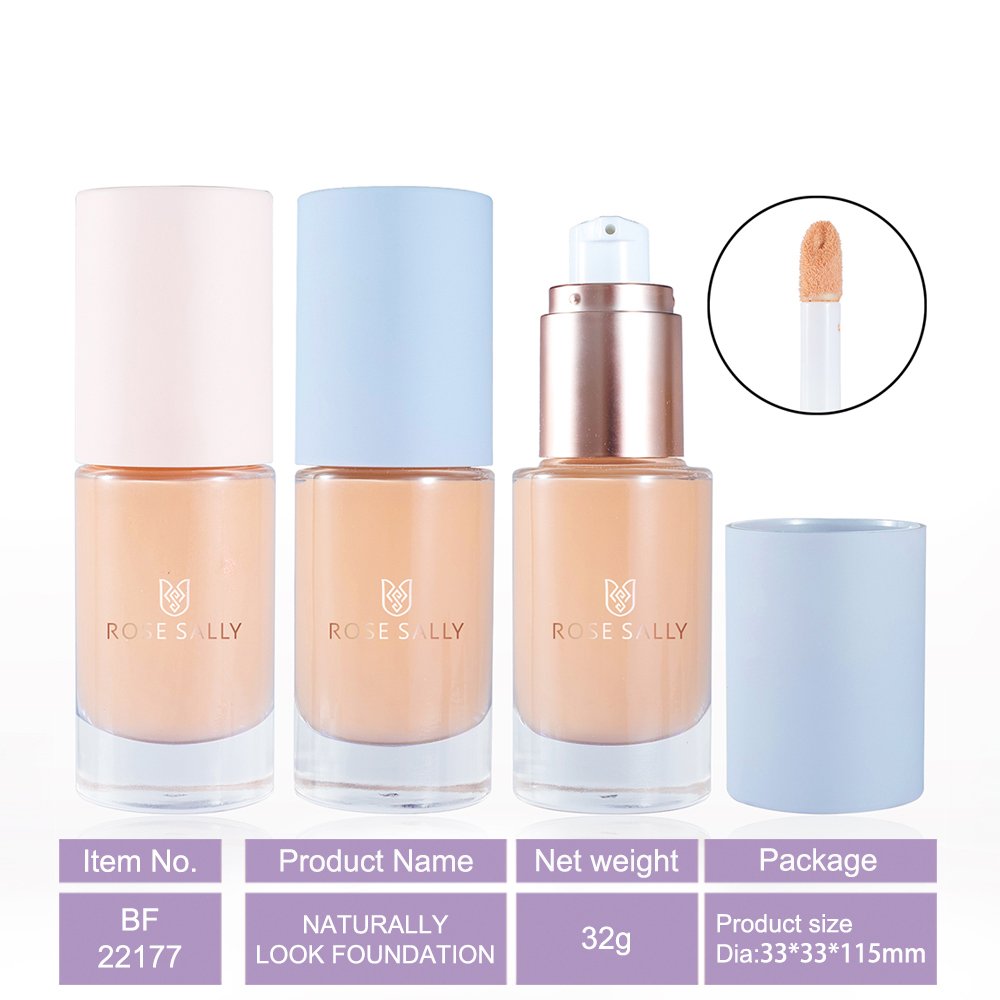 Rose Sally Naturally Look Matte Foundation Liquid Private Label Full Coverage Dark Skin Spray Face Foundation