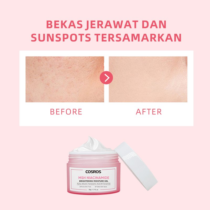 Wholesale 5x Ceramide MSH Niacinamide Brightening Moisture Gel Alpha Arbutin Tranexamic Acid Evens Skin Dark Spots Face Cream