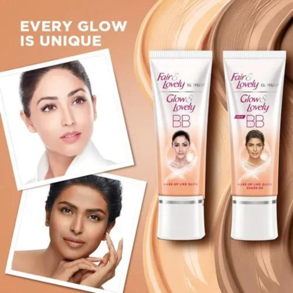 GLOW & LOVELY CREAM (INDIA) 18GM X 48 BB SPF 15 Matte Finish Glow Make-up Regular Size Female Adults Face Cream