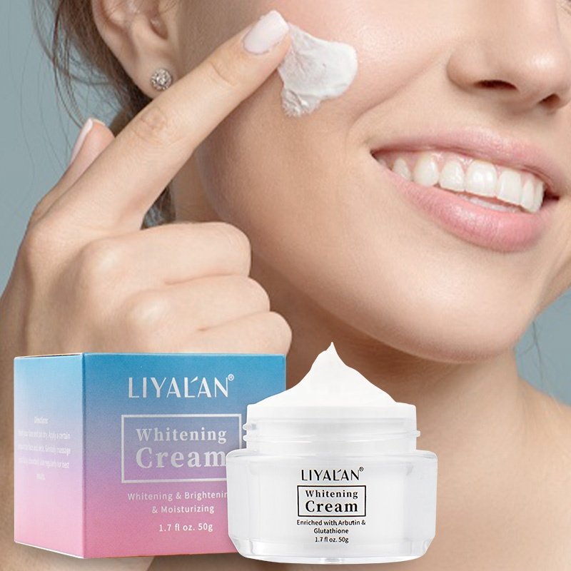 Whitening Cream Private Label Kojic Acid Arbutin Lightening Bleaching Whitening Face Cream For Dark Skin