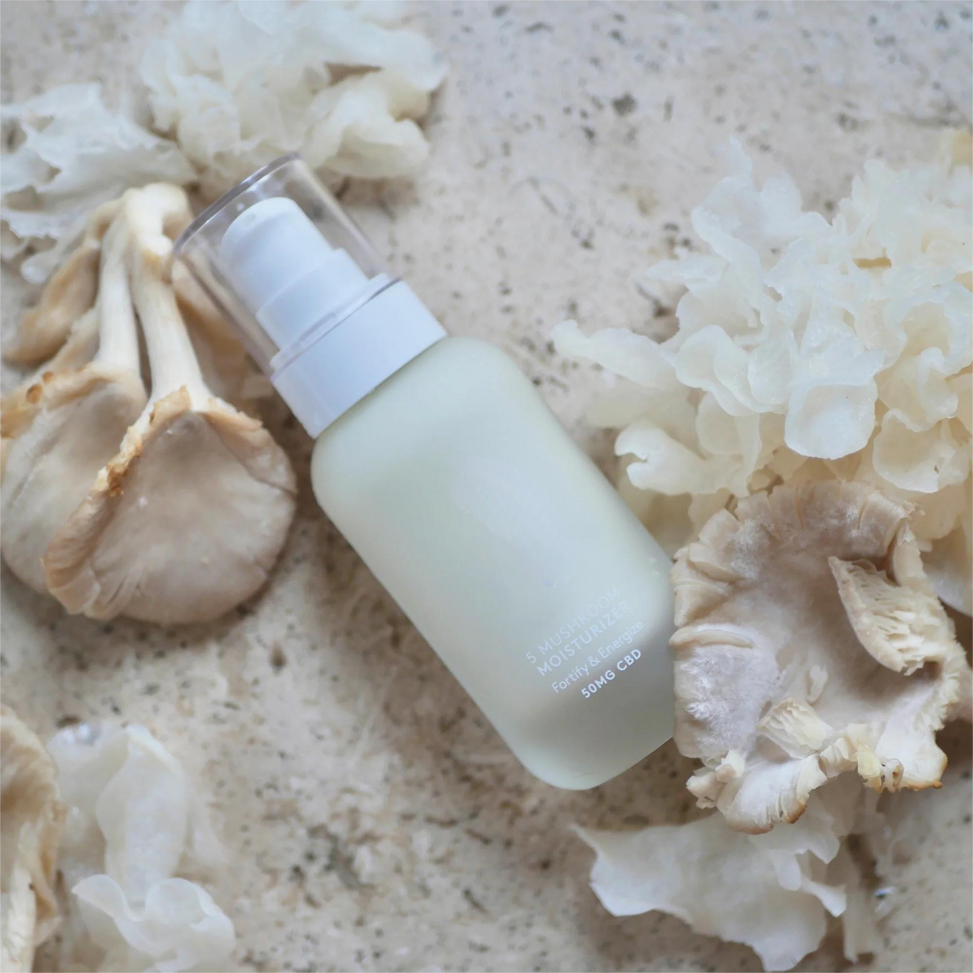 Natural Organic Mushroom Pentapeptide Hydrating Cream Skin Firming Face Moisturizer