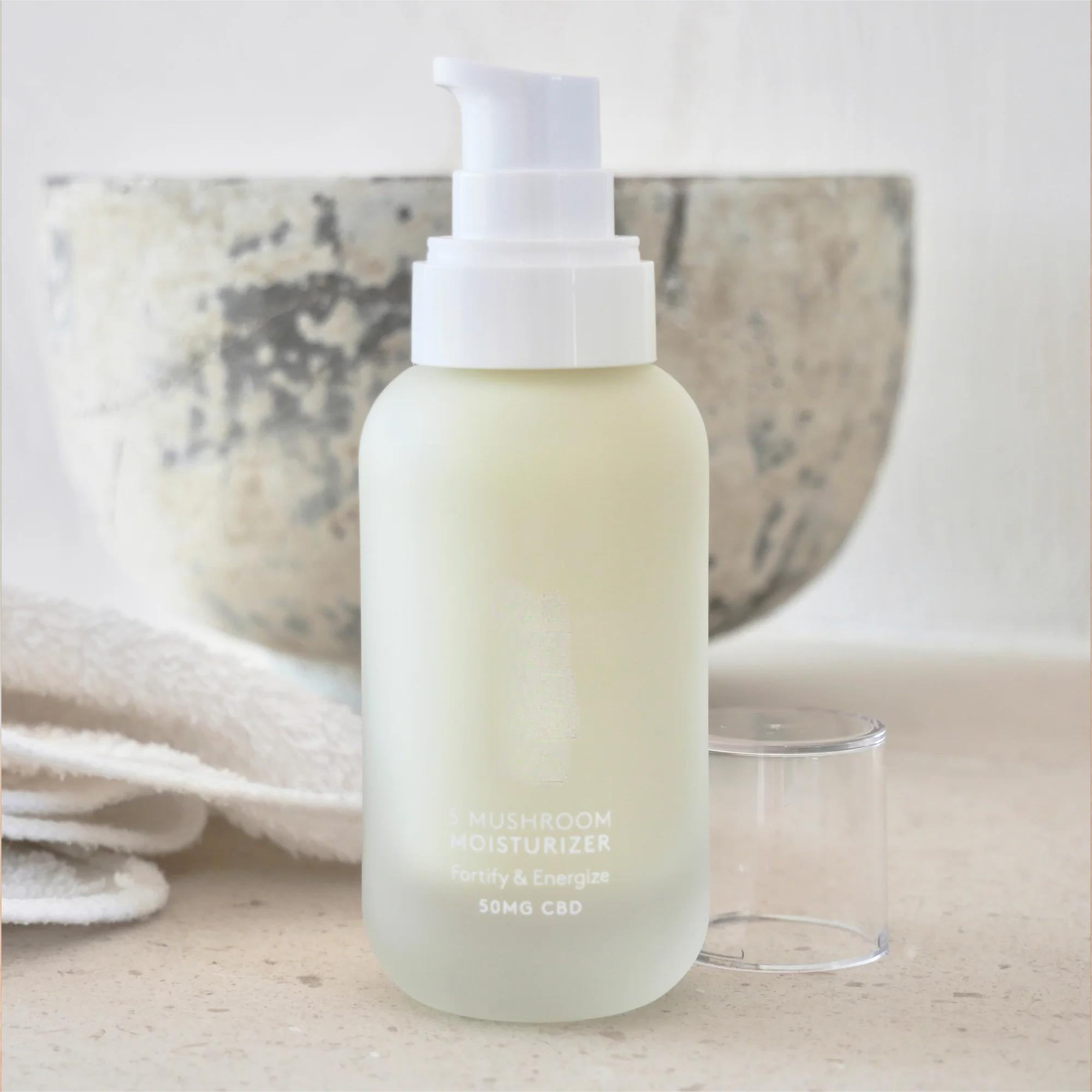 Natural Organic Mushroom Pentapeptide Hydrating Cream Skin Firming Face Moisturizer