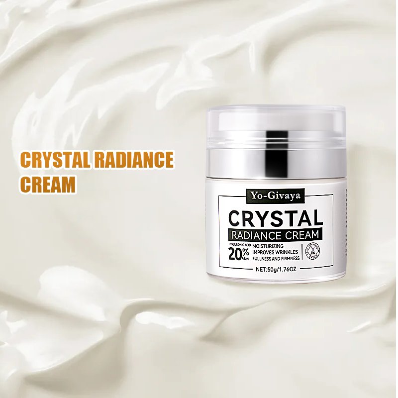 Yo-Givaya CRYSTAL RADIANCE CREAM Beauty Pure Skin Care Whitening Facial Moisturizing Cream Vegan Lightening Female Face Cream