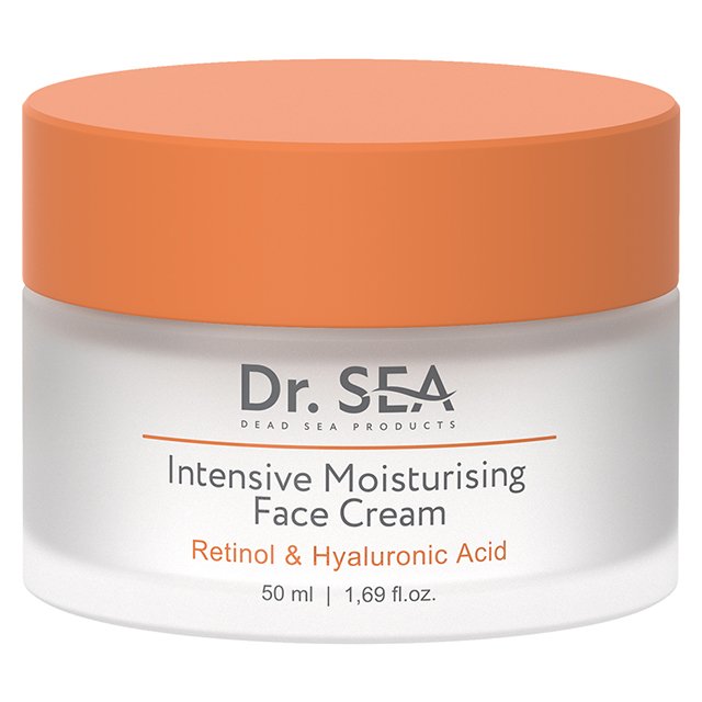 Dr.Sea Cosmetics Intensive Moisturising Face Cream With Retinol and Hyaluronic Acid Facial Cream For Normal and Dry Skin