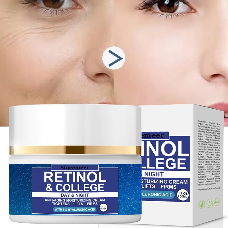 Retinol Hyaluronic Acid Natural Face Cream Moisture Cream For Dark Spot In Face Hydrating Private Label Face Cream