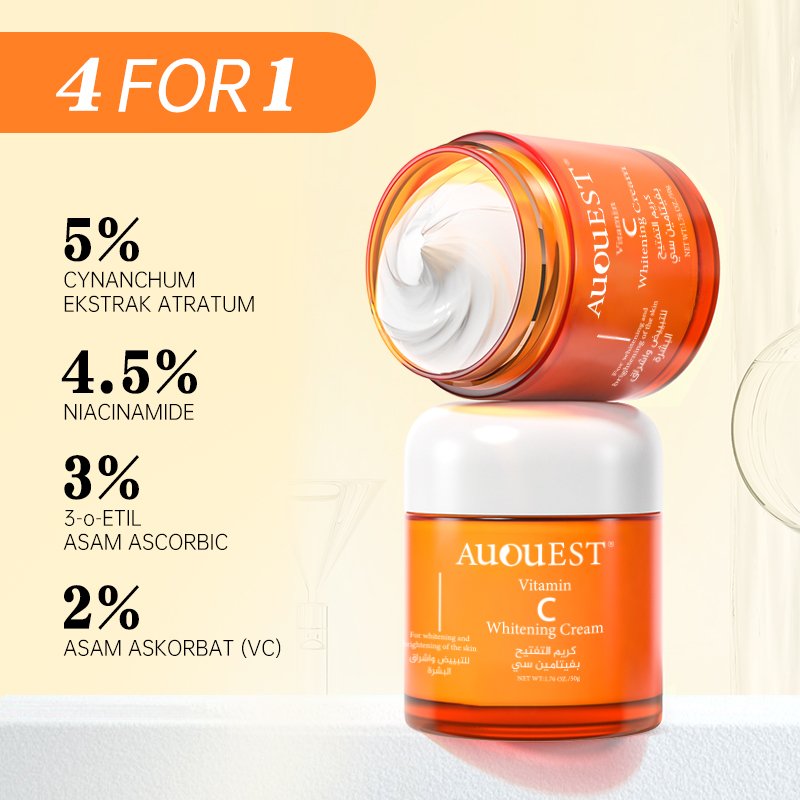 OEM Private label organic Anti Dark Spot Aging Moisturizer Brightening Whitening Lightening Vitamin C face cream