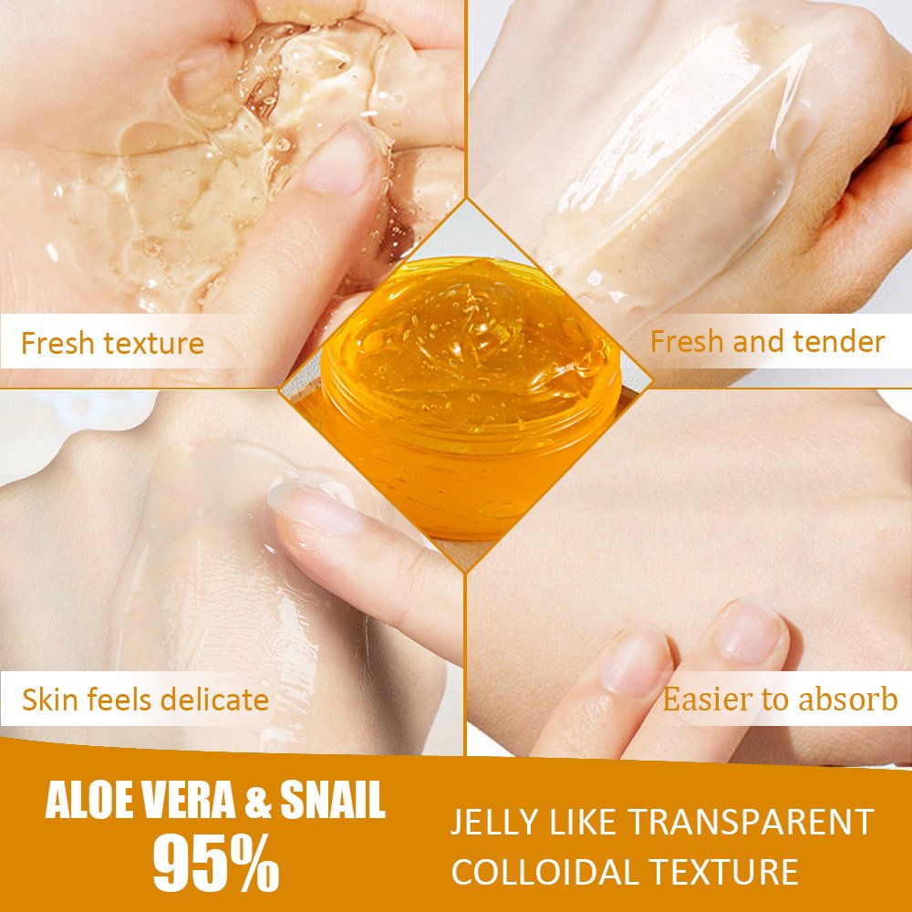 OEM Pure Aloe Vera Snail Soothing Gel Face Cream & Lotion (new) Natural Moisturizer Soothing Whitening Cream Aloe Vera Gel