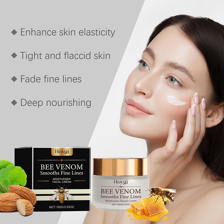 Wholesale Bee Venom Facial Moisturizer Anti-Wrinkle Skin Care Cream Honey Repair Firming Face Cream