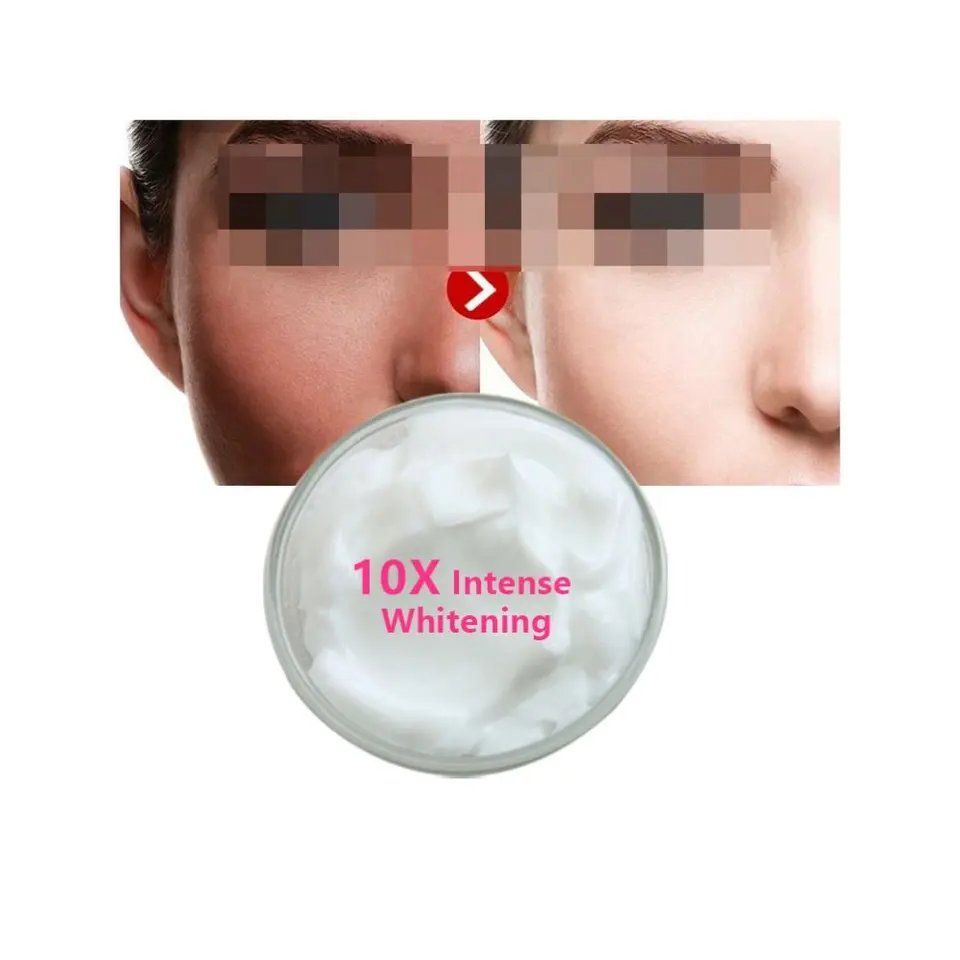 Private Label 7 Days Facial Bleaching Lotion For Dark Skin Natural Anti-Aging Whitening Face Cream