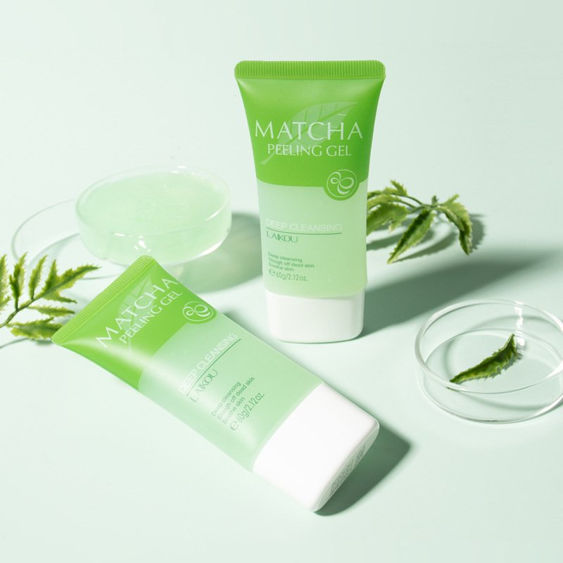 LAIKOU Matcha Deep Cleaning Sucking Cutin Facial Peeling Gel Whitening Cream For Hand Foot Body Back Knee Elbow