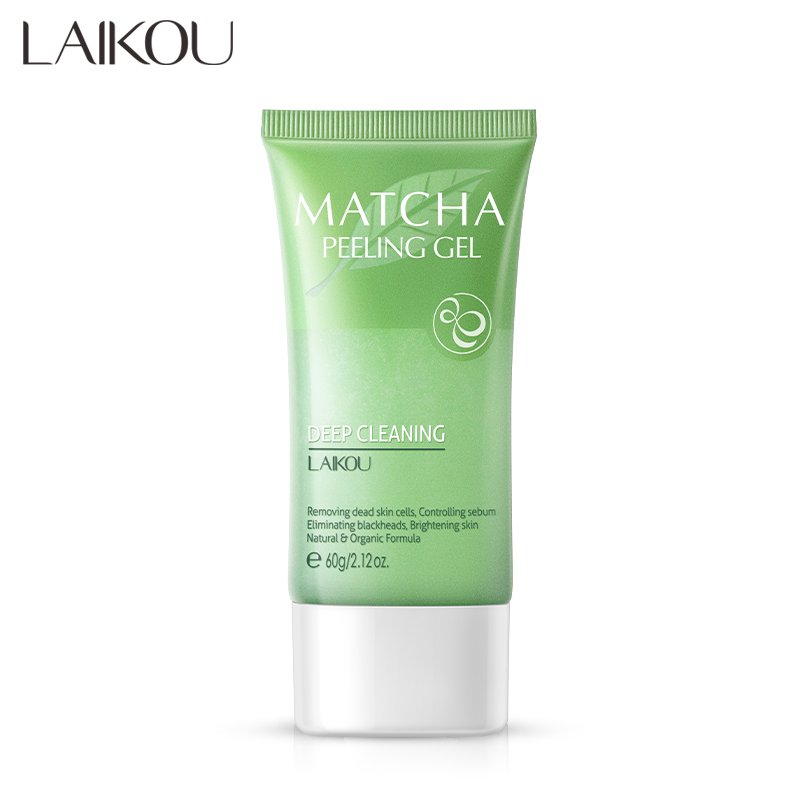 LAIKOU Matcha Deep Cleaning Sucking Cutin Facial Peeling Gel Whitening Cream For Hand Foot Body Back Knee Elbow
