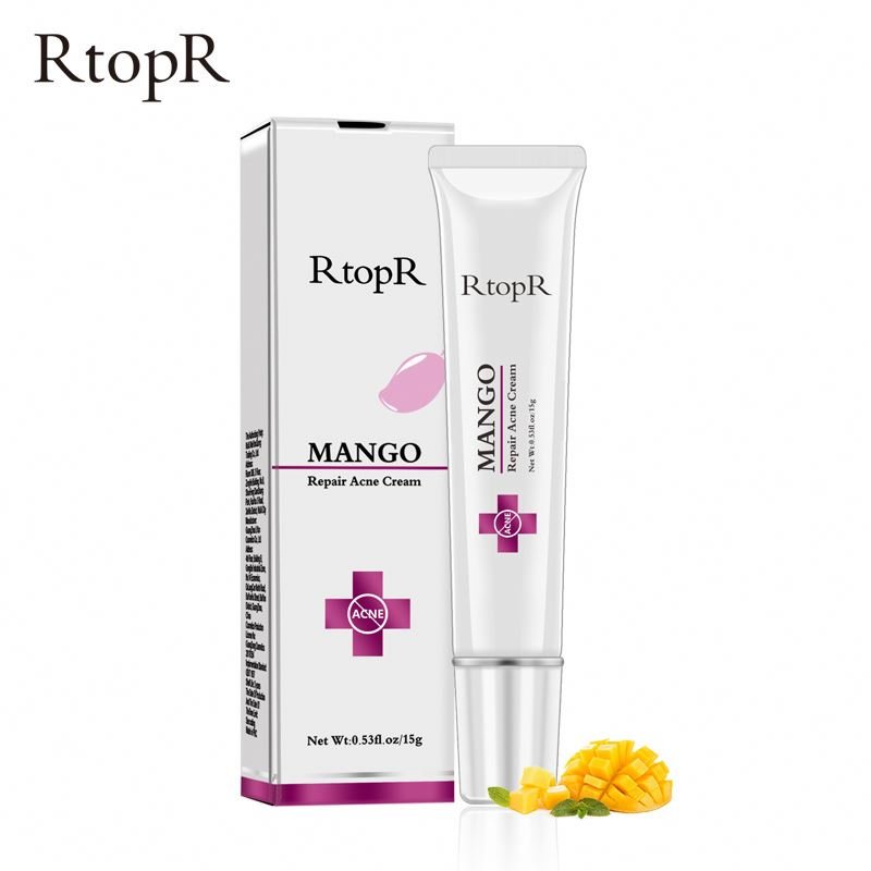 RtopR Acne Scar Stretch Marks Remover Cream Skin Repair Face Cream Acne Spots Acne Treatment Blackhead Whitening Cream Skin Care