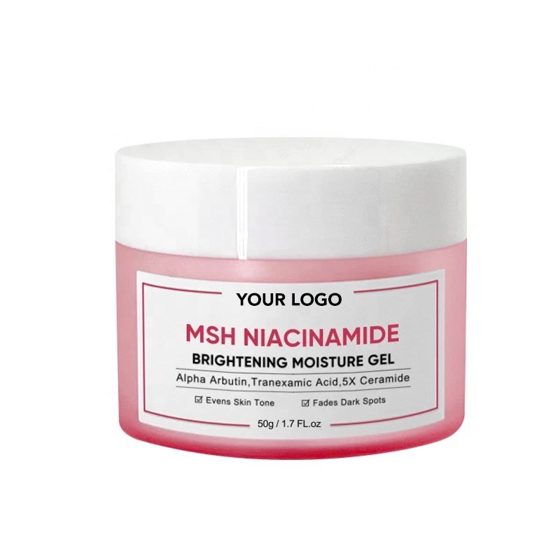 Hot Selling Face Whitening Cream Glowing Skin Private Label Hydrating Moisturizing Niacinamide Face Cream
