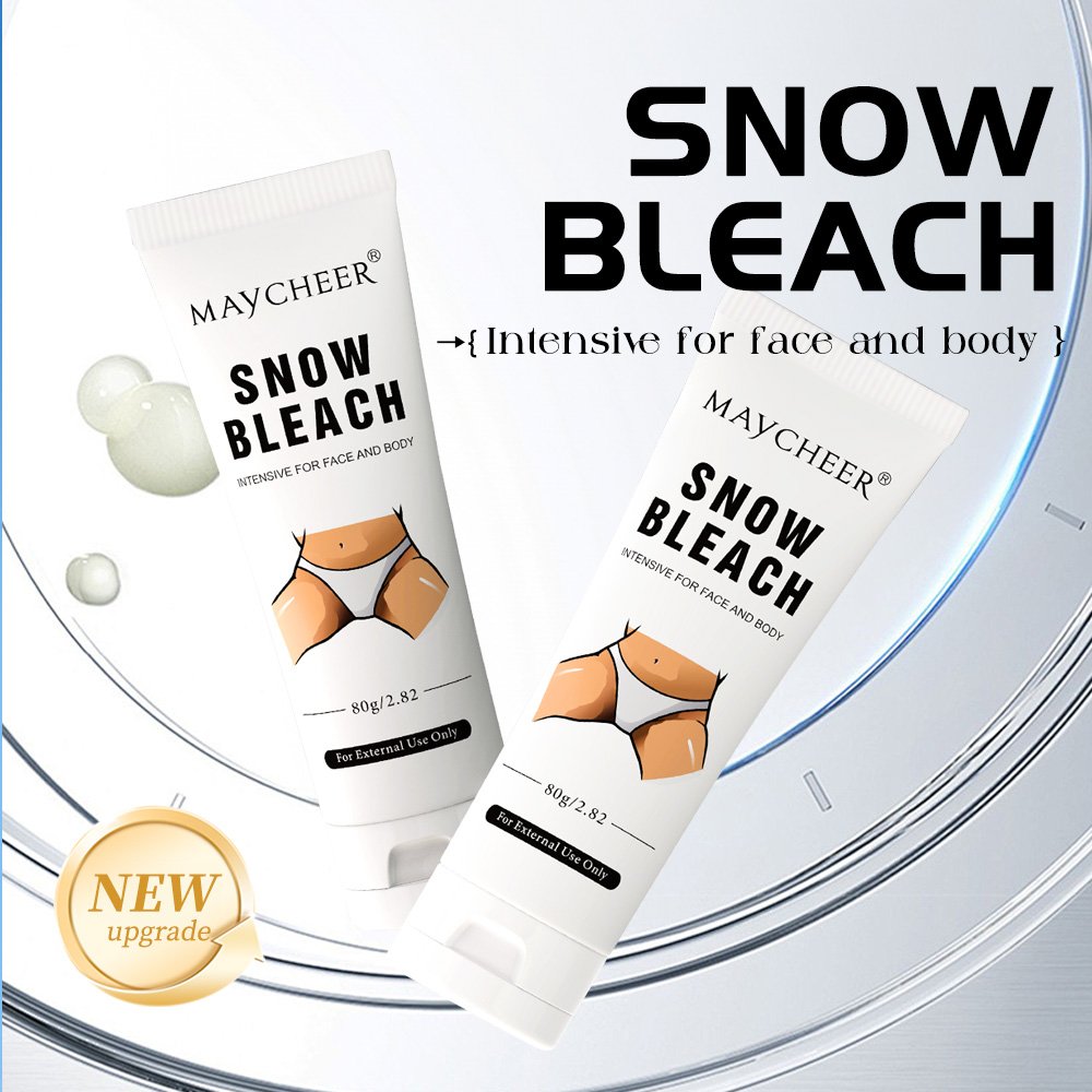 MAYCHEER Snow Bleach Cream Underarms Bikini Area Intimate Body Face Whitening Cream