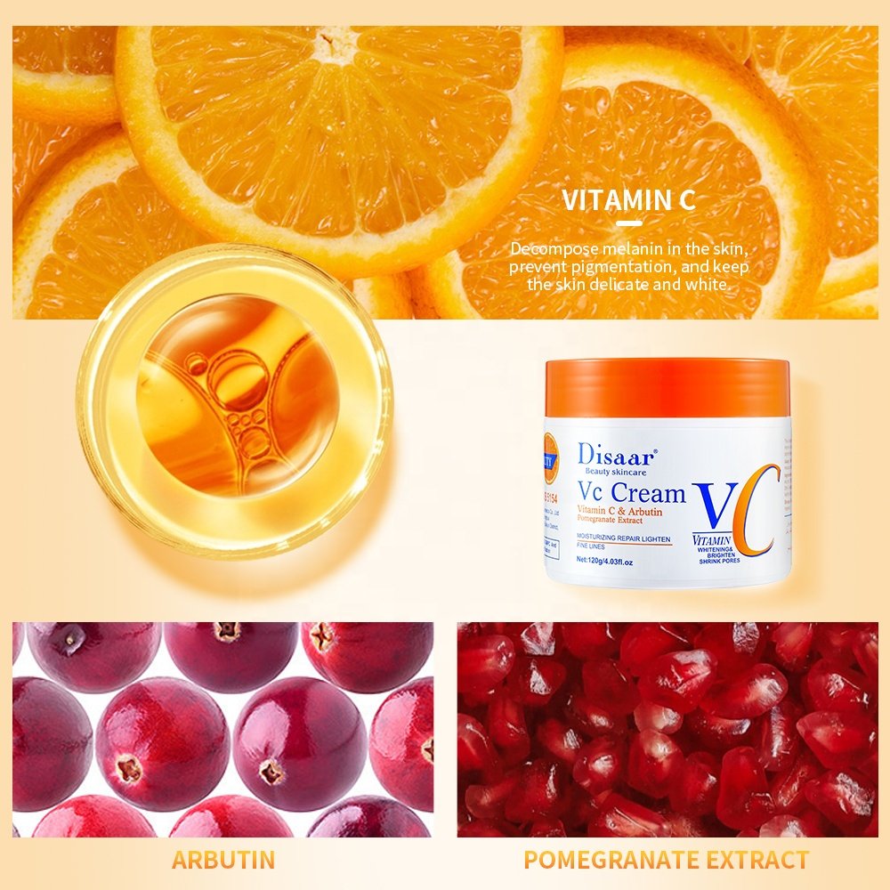 Disaar Vitamin C Skin Whitening Moisturizer Face Cream Day And Night Facial Cream For Skin Brighten Moisture