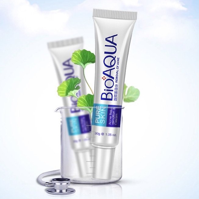 BIOAQUA acne cream 30g pure skin acne removal essential cream moisturizing oil control anti-acne treatment face cream