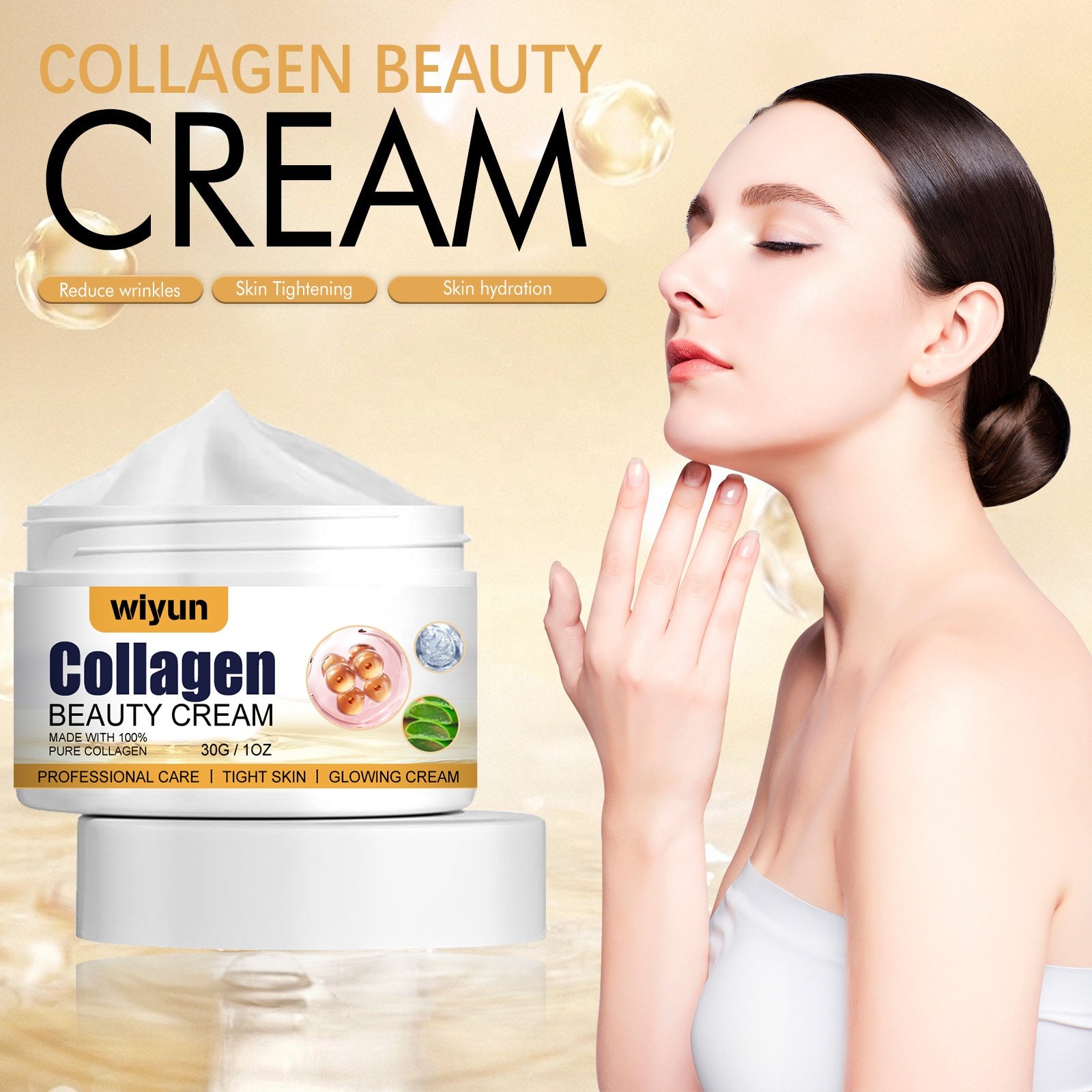 wholesale Collagen Firming Anti-Wrinkle Cream Tendering Brightening Skin Anti-Aging Moisturizing face Cream