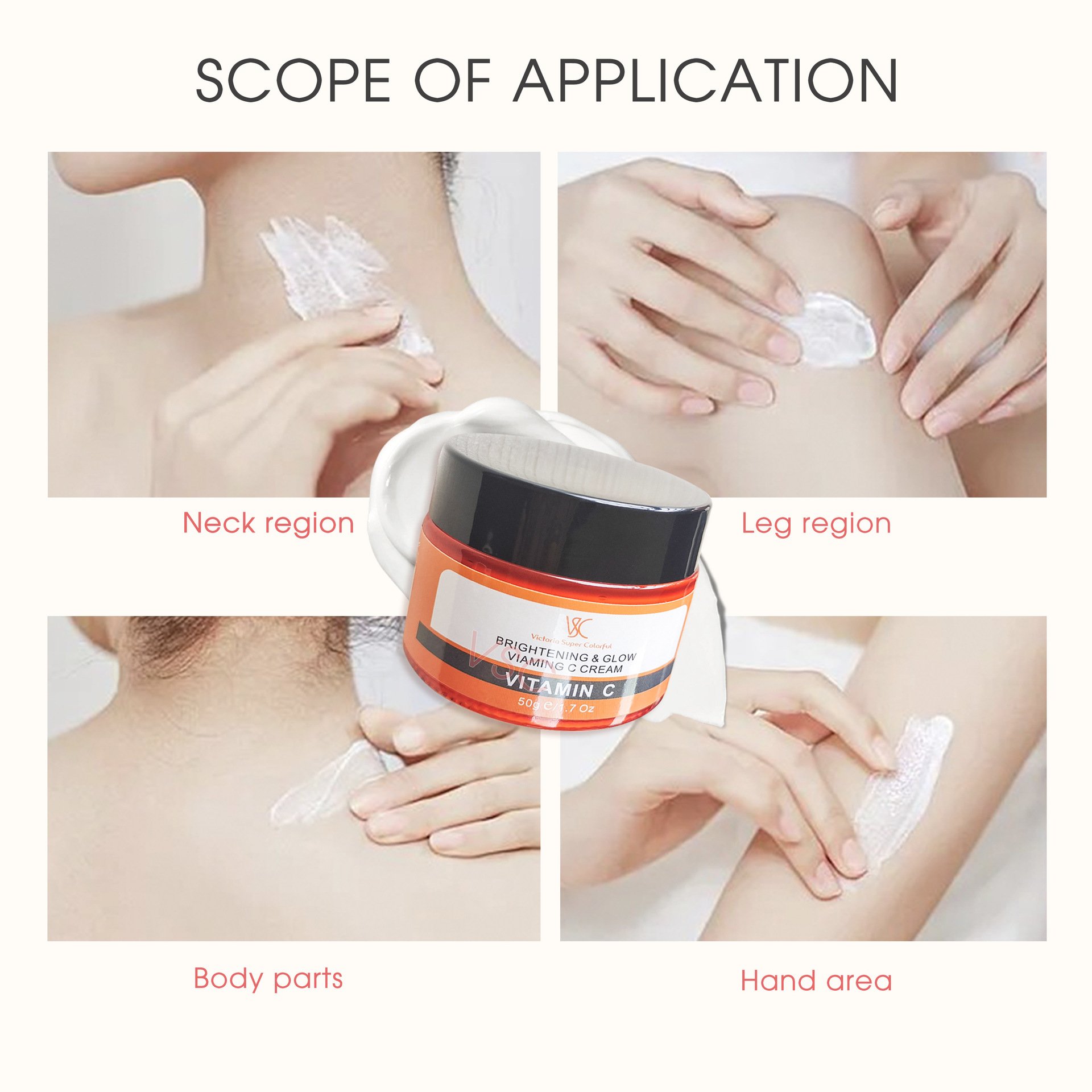 Vitamin C Moisturizer Facial Cream Anti Wrinkle Moisturizing Lotion Face Cream