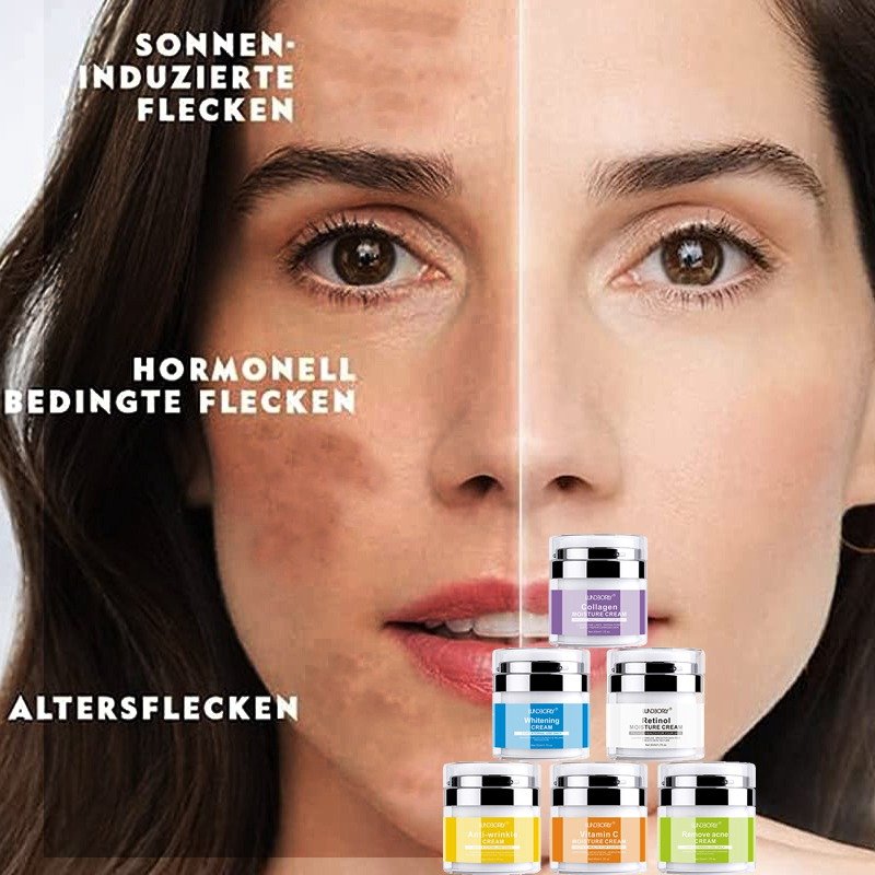 LUNDBORLY NEW Collagen face cream nourishes the skin, firming and anti-wrinkle cream, anti-aging skin whitening face cream