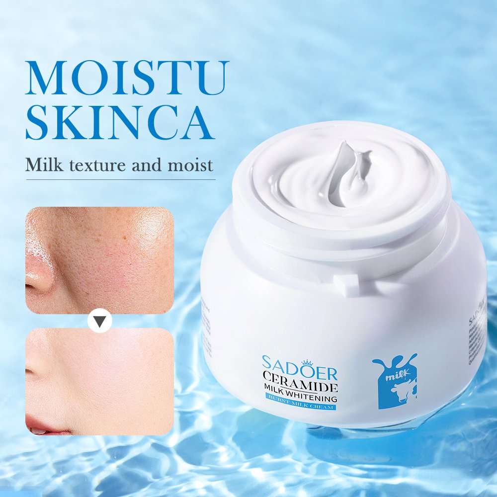 SADOER Goat Milk Skin Care Beauty Products Mask Brightening Whitening Hydrating Clean Body Wash Milk Face Cream And Hand Cream