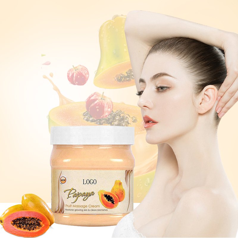 Private Label Custom Logo Organic Moisturizing Papaya Extract Skin Care Beauty Whitening Papaya Face Cream