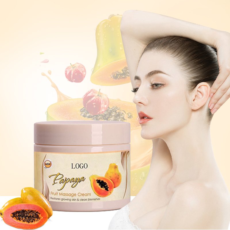 Private Label Custom Logo Organic Moisturizing Papaya Extract Skin Care Beauty Whitening Papaya Face Cream