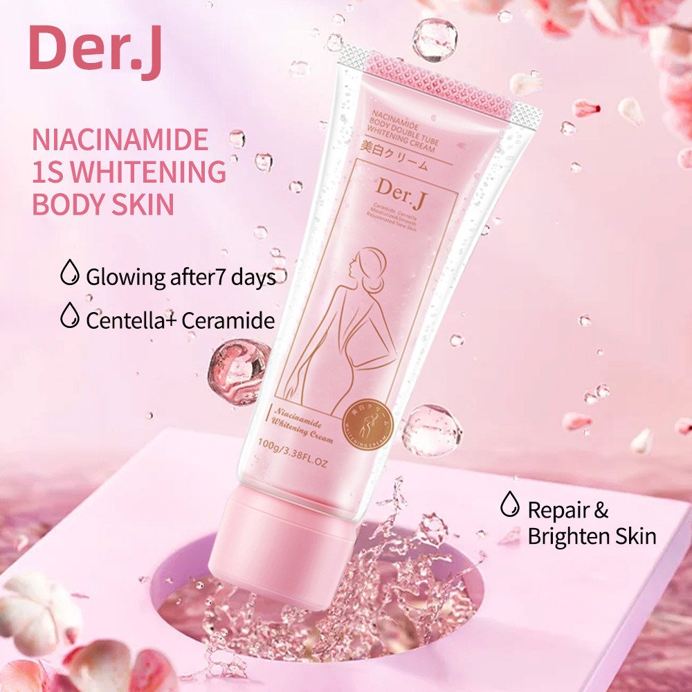 Korean Fast Whitening Face Cream NiacinamideDouble Tube Body Lotion Moisturizing Body Skin Nicotinamide Whitening Cream