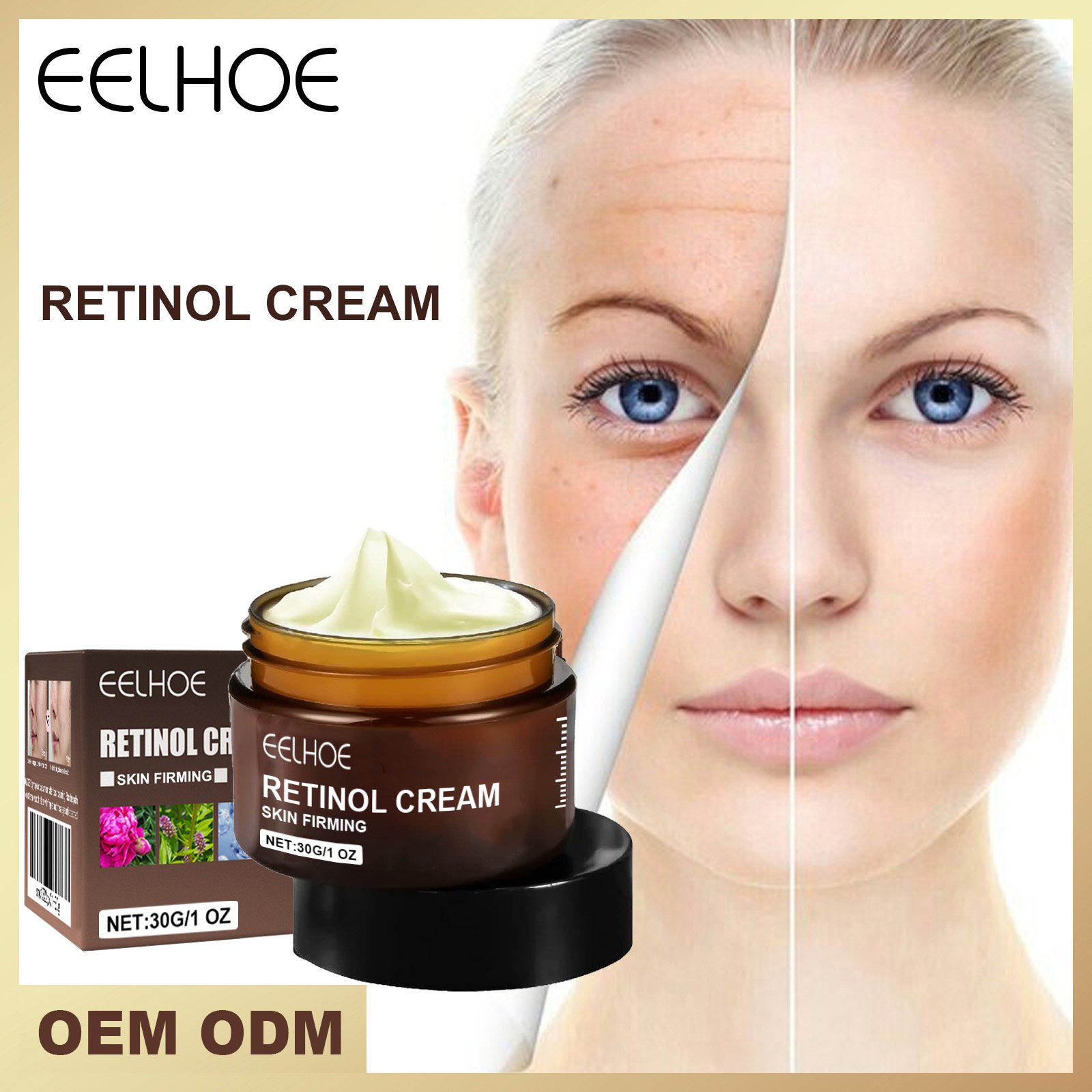 30g retinol face cream daily mild moisturizing moisturizing facial skin care face cream
