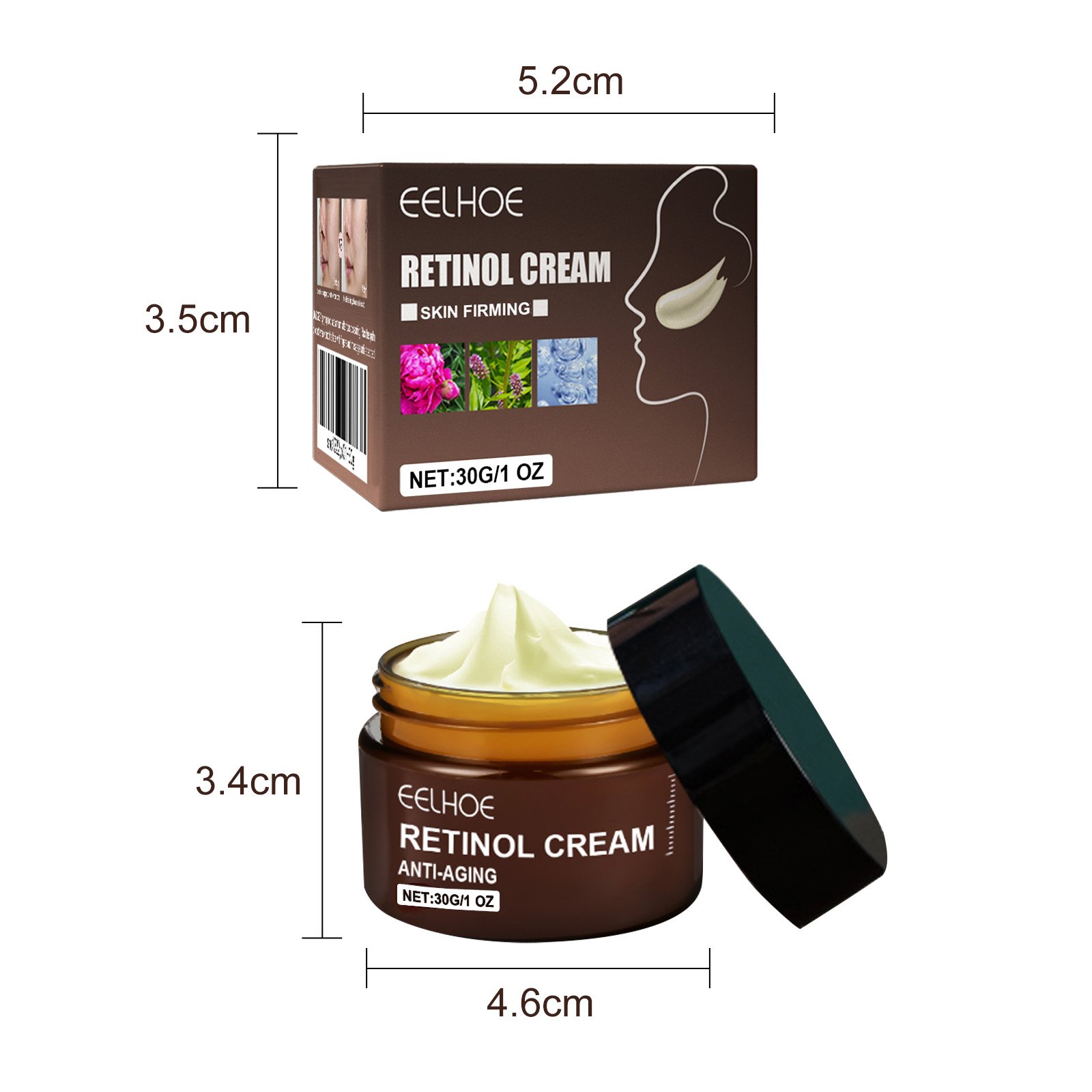 30g retinol face cream daily mild moisturizing moisturizing facial skin care face cream