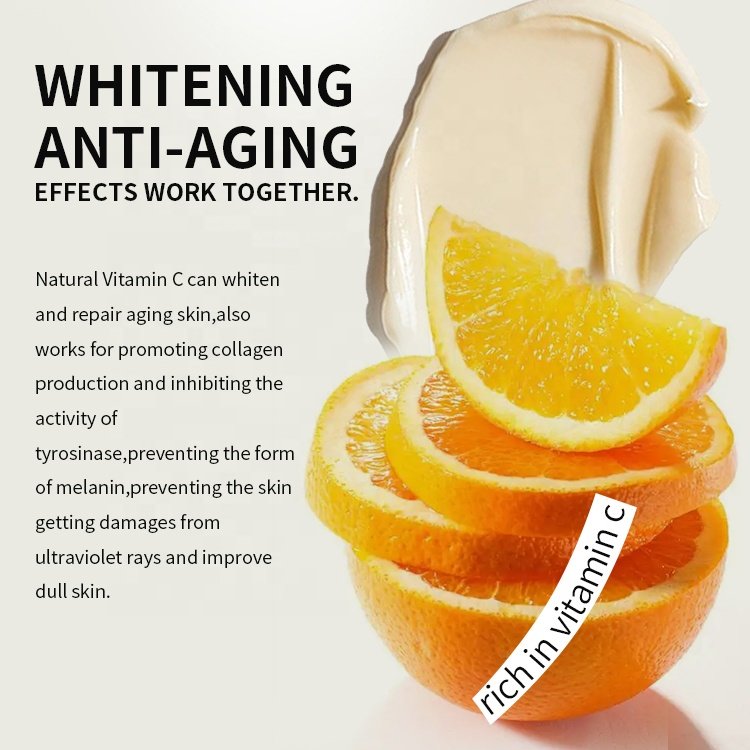 Private Label Arbutin Vitamin C Whitening Skin Organic Moisturizing Face Vitamin C Cream for Skin