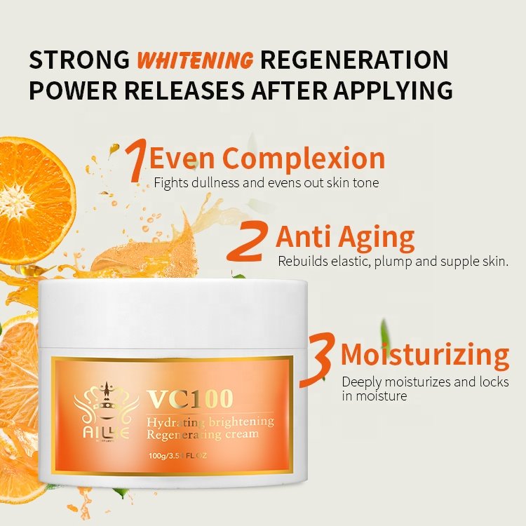 Private Label Arbutin Vitamin C Whitening Skin Organic Moisturizing Face Vitamin C Cream for Skin