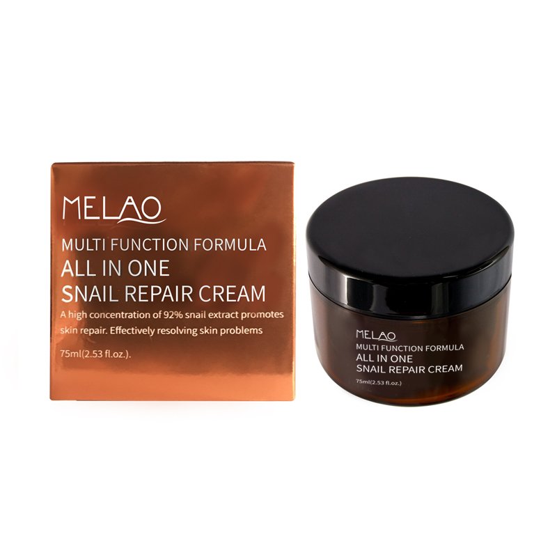 MELAO 75g Snail Face Cream Whitening Moisturizing Anti-aging Repair Moisturizing to Fine Lines Oil Control Repair Cream