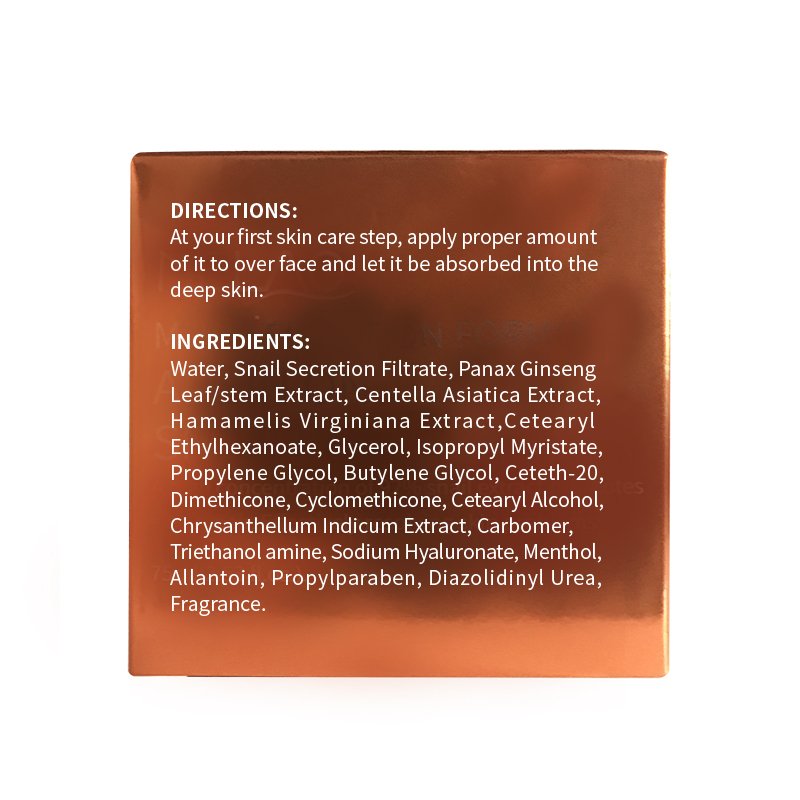 MELAO 75g Snail Face Cream Whitening Moisturizing Anti-aging Repair Moisturizing to Fine Lines Oil Control Repair Cream