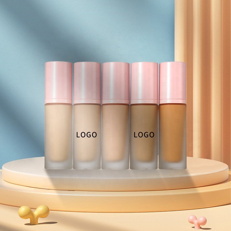 Naturally Look Hydrating Face Foundation Makeup Foundation Private Label for Black Cream Vegan Waterproof Women Liquid Female