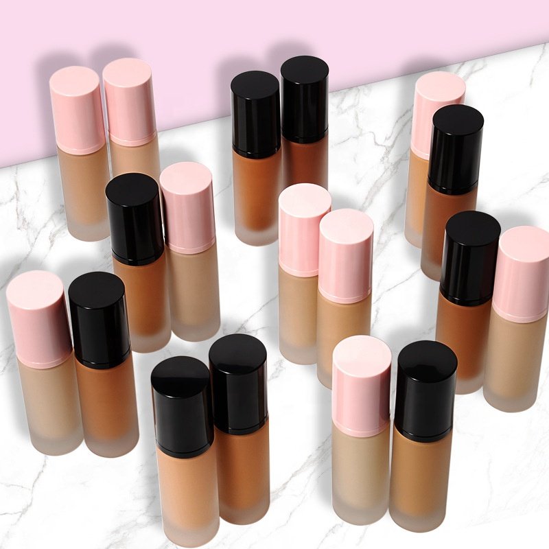 Naturally Look Hydrating Face Foundation Makeup Foundation Private Label for Black Cream Vegan Waterproof Women Liquid Female