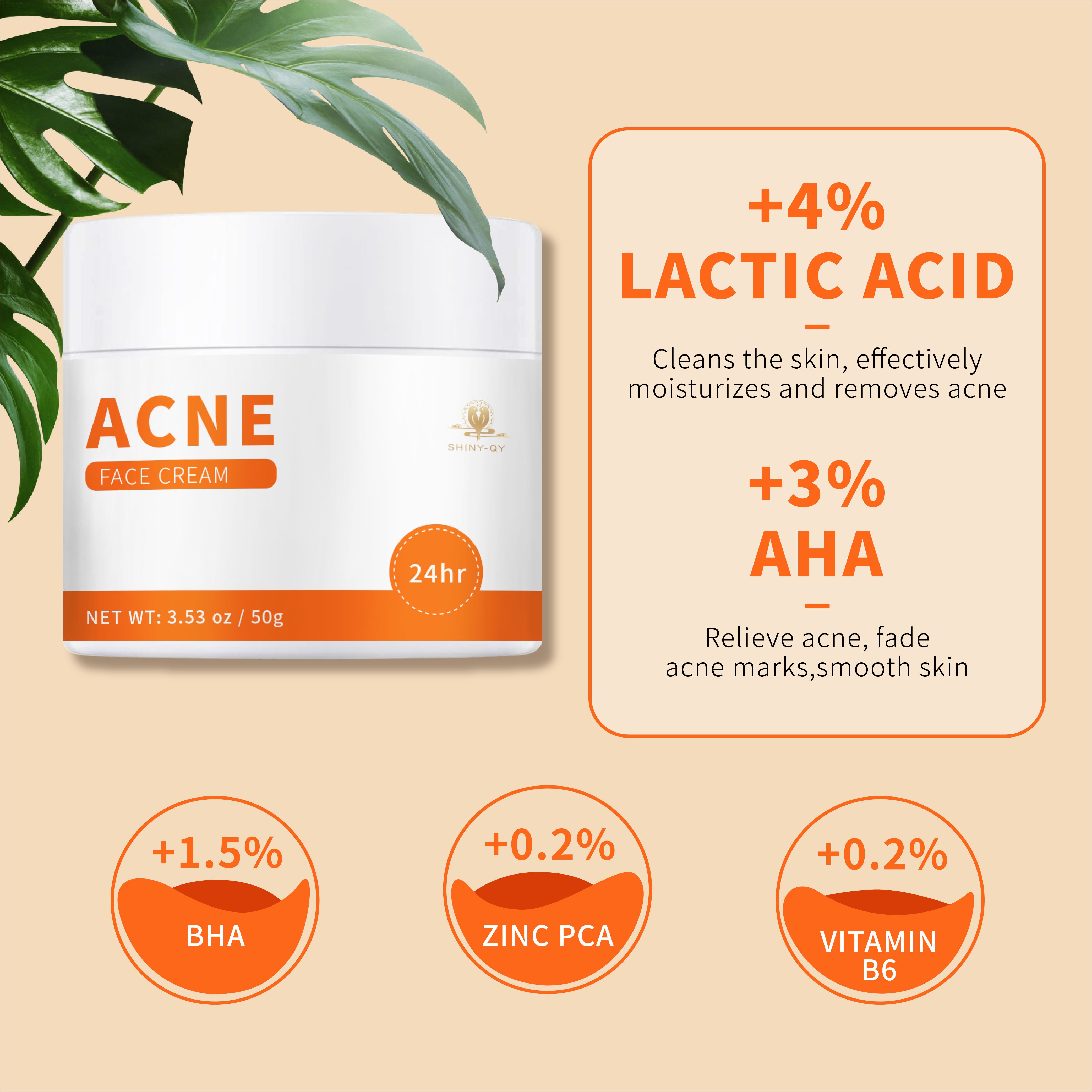 Private Label 1 Week Fast Scar Prevention Repair Treatment Moisturizer Anti Acne Face Cream For Face