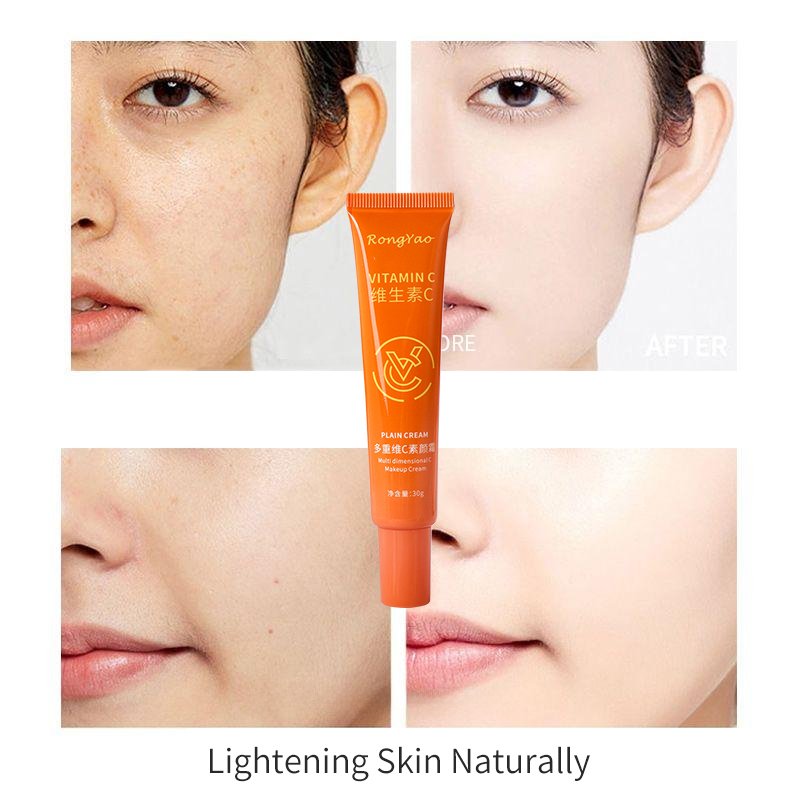 Rongyao Vitamin C Face Whitening Cream for Skin Brightening Cream Multi Dimensional Vitamin C Concealer Face Cream